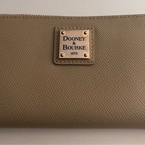 Saffiano Large Zip Around Wallet